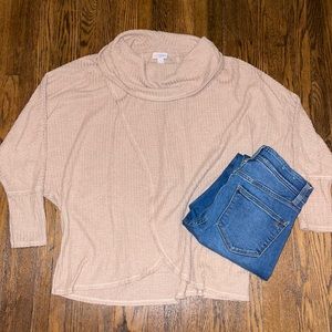 LLR Cowl Neck Sweater